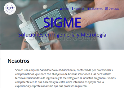 SIGME - Soluciones en Ingeniería y Metrología